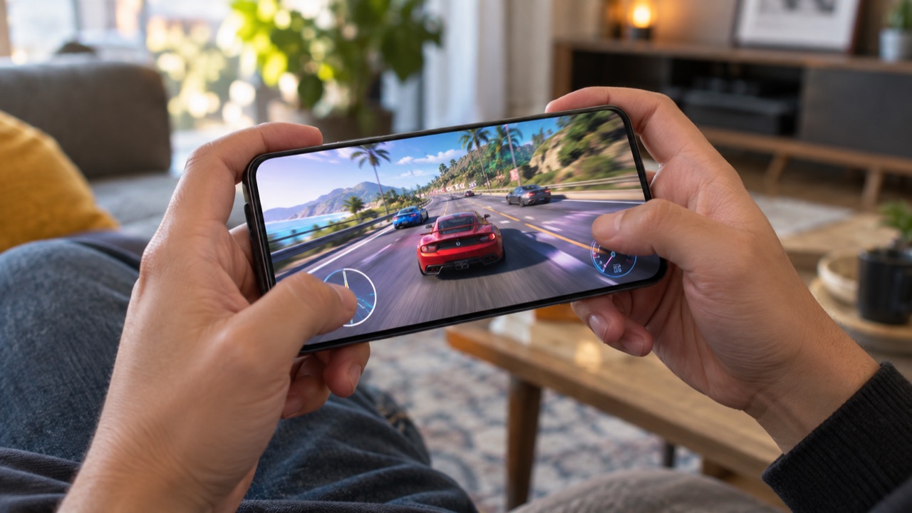 Chơi game đua xe mượt trên điện thoại
