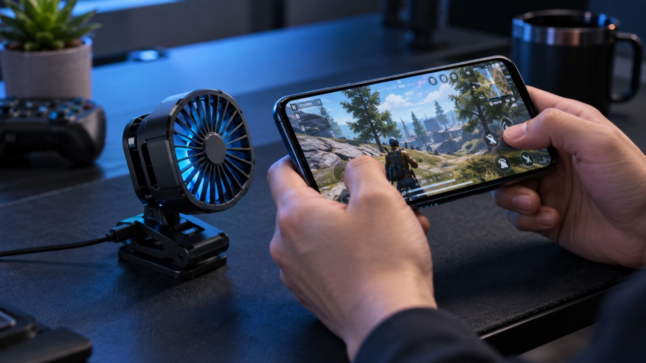Quạt tản nhiệt cho điện thoại khi chơi game