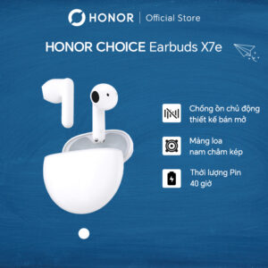 Tai nghe Bluetooth Honor Choice Earbuds X7e – khử ồn chủ động, thiết kế bán mở