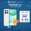 Điện thoại Honor X6c 6GB/128GB – pin 5.300 mAh, camera 50MP, NFC, kháng nước