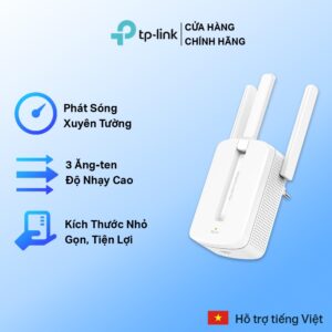 Bộ mở rộng sóng Wifi Mercusys MW300RE / ME10 – 3 ăng-ten siêu kích sóng - ảnh 2