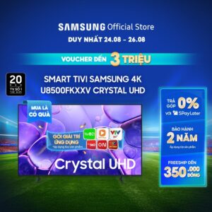 Smart Tivi Samsung UHD U8500F 2025 – 4K, miễn phí lắp đặt