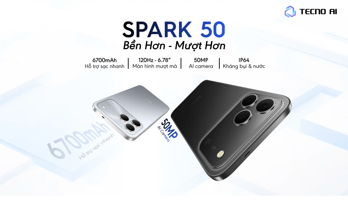 Tecno Spark 50 – hình 1