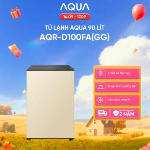 Tủ lạnh mini Aqua AQR-D100FA